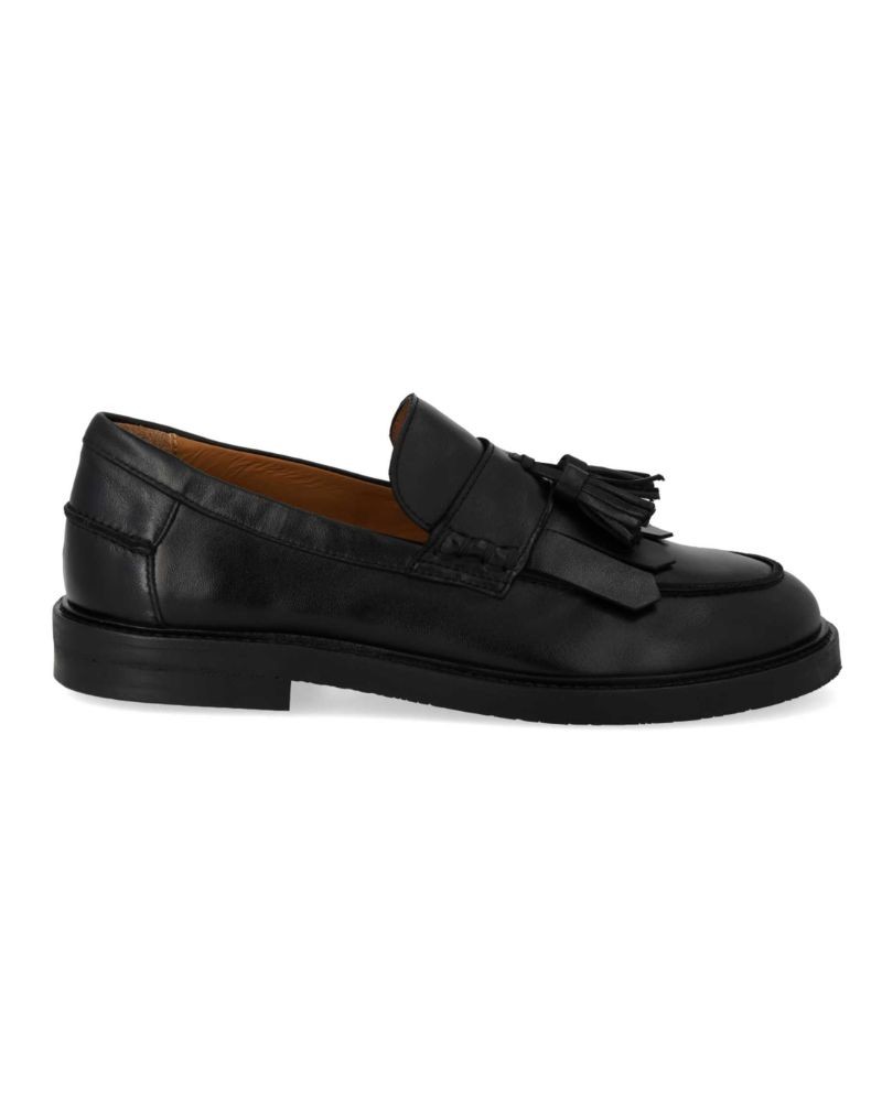 Pack shot af Angulus 1721 Loafer m/kvast Black