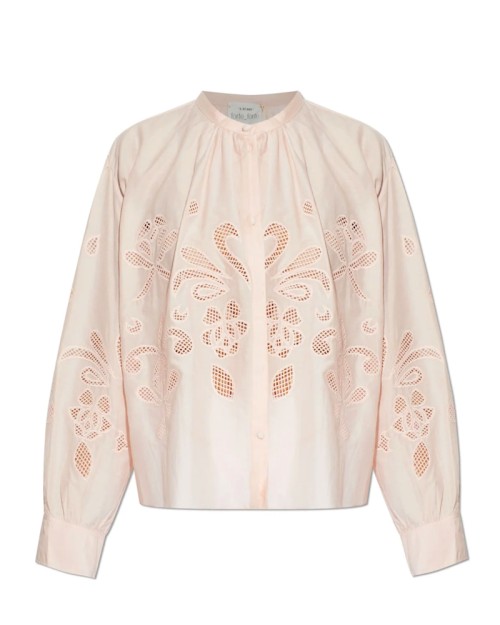Forte Forte Lunamaris Embrodery Voile Shirt Peonia