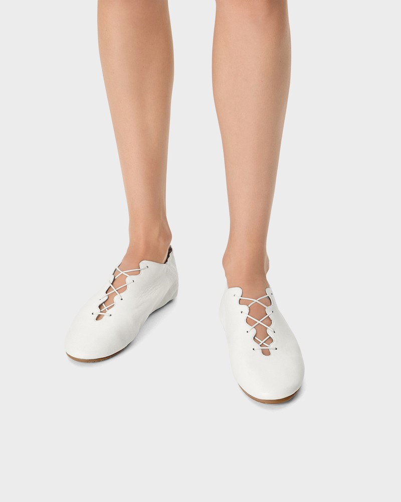 Model billede af Odissi Milly Low Top Sneakers Nappa Siena Pearl