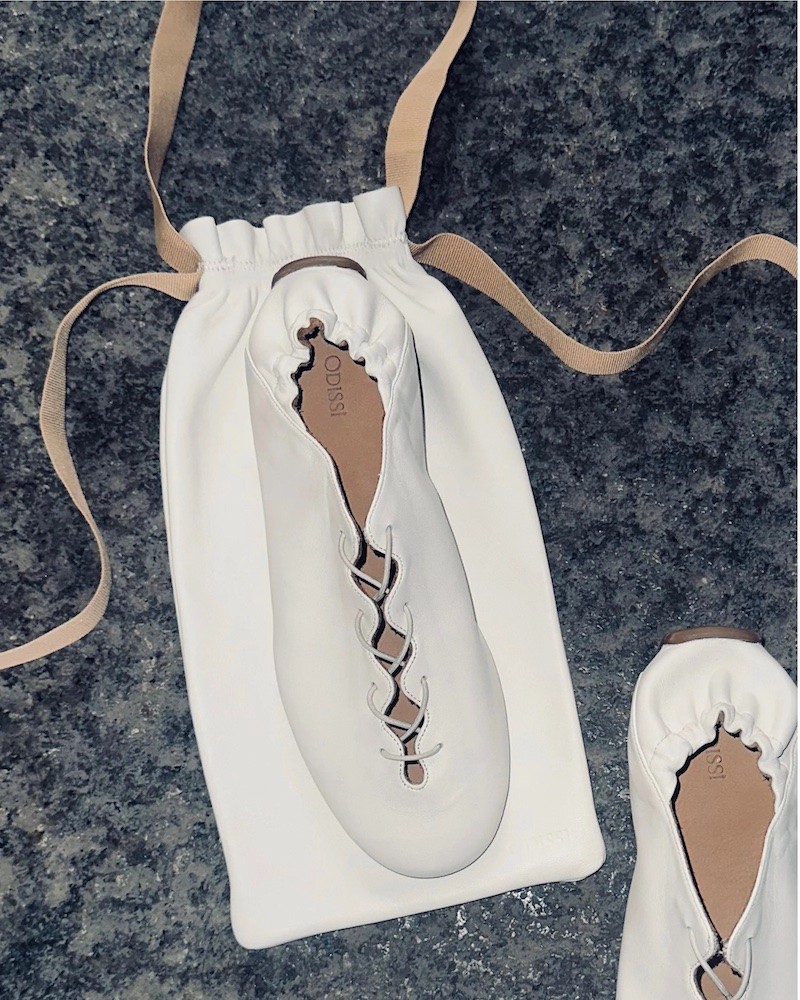 Image billede af Odissi Milly Low Top Sneakers Nappa Siena Pearl