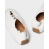 Close up af Odissi Milly Low Top Sneakers Nappa Siena Pearl