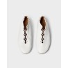 Odissi Milly Low Top Sneakers Nappa Siena Pearl Pack Shot oppefra