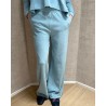 Model billede af Majestic Filatures Pants Frotté Aqua Bleu