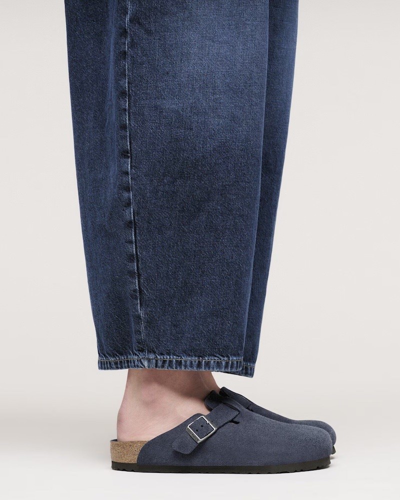 Model billede af Birkenstock Boston Suede New Navy Tonal