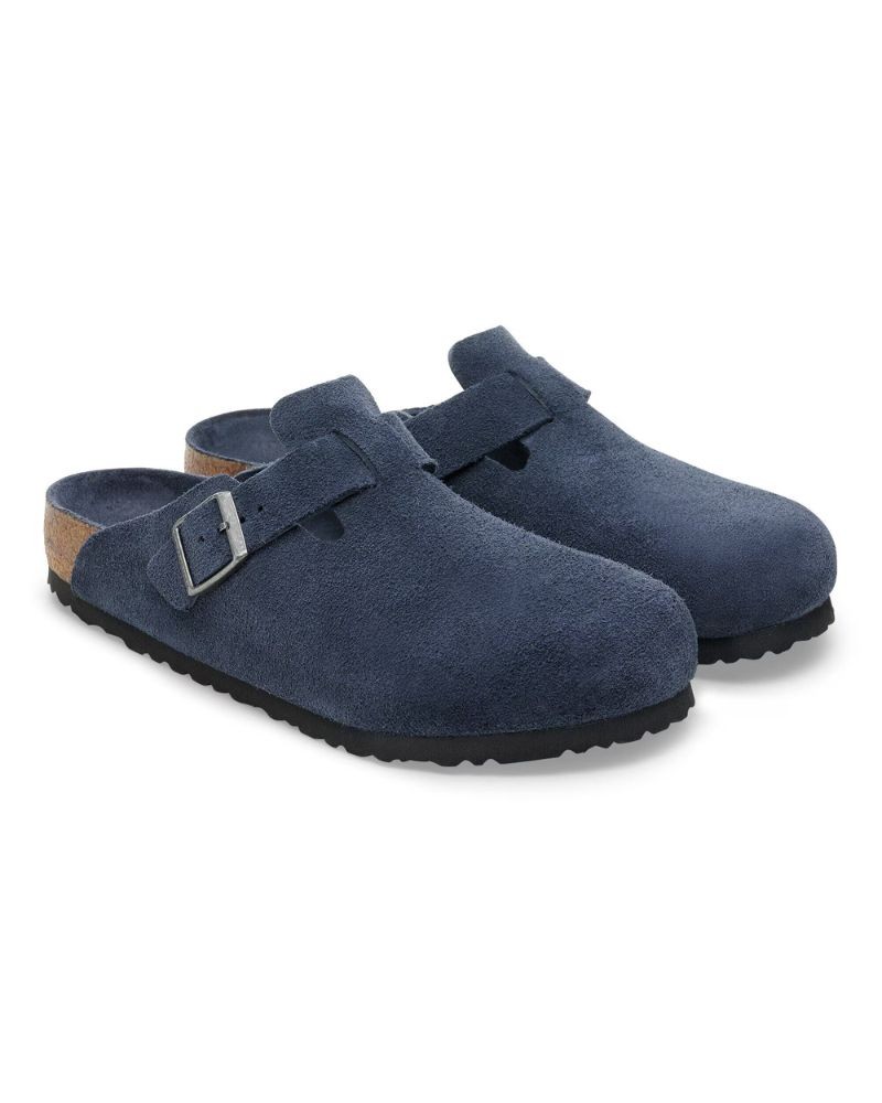 Birkenstock Boston Suede New Navy Tonal