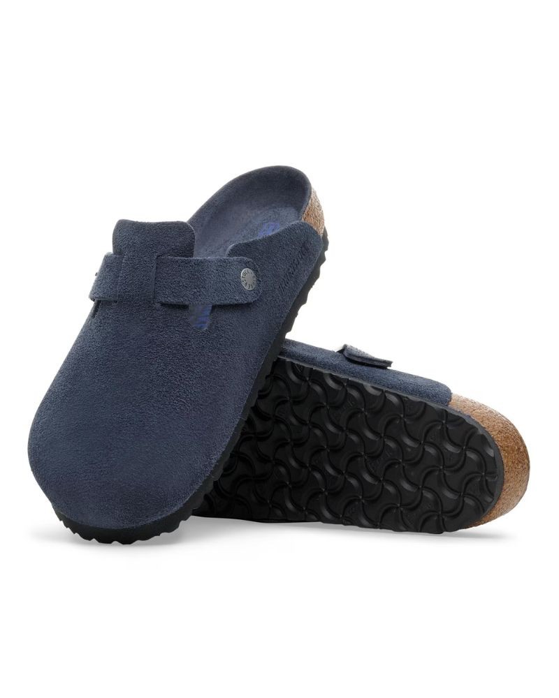Birkenstock Boston Suede New Navy Tonal