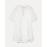Pack shot af Forte Forte Bohemian Shirt Petites Fleurs Embroidery Ivory