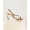 Image billede af Rivecour Sandal 798 Platin Golden Høj Sandal