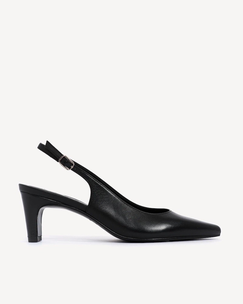 Pack shot af Dico Copenhagen Liz Slingback Calfskin Black