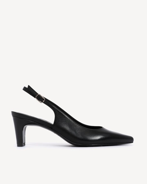 Pack shot af Dico Copenhagen Liz Slingback Calfskin Black