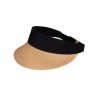 Pack shot af Bronté Evy Sun Visor Camel/Black på neutral baggrund