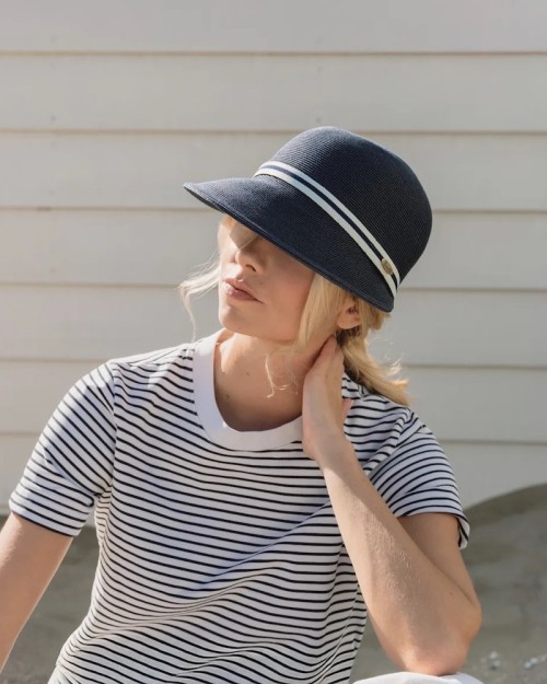 Bronté River Cap Navy Blue/Ecru
