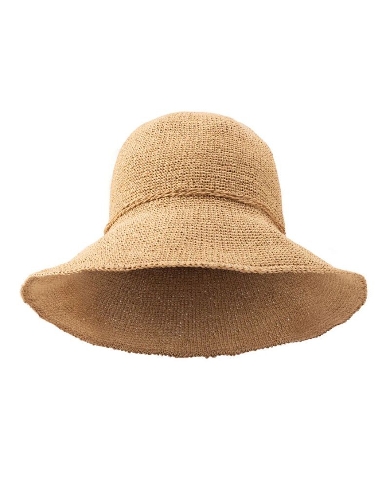 Pack shot af Bronté Kiki Wide Brim Hat Camel