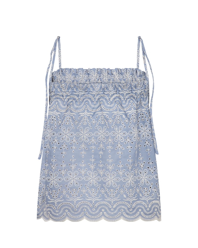 Pack shot af Leveté Room Rosalina 1 Top Stone Wash