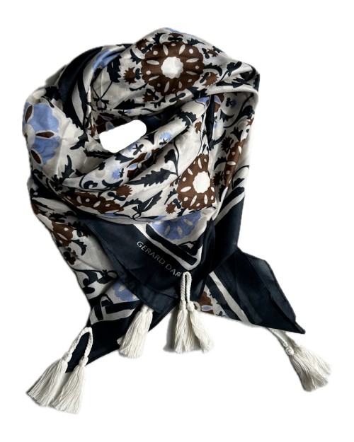 Gerard Darel Dahlia Silk Scarf