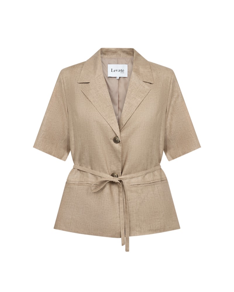 Pack shot af Leveté Room Riot 2 Jacket Beige Melange