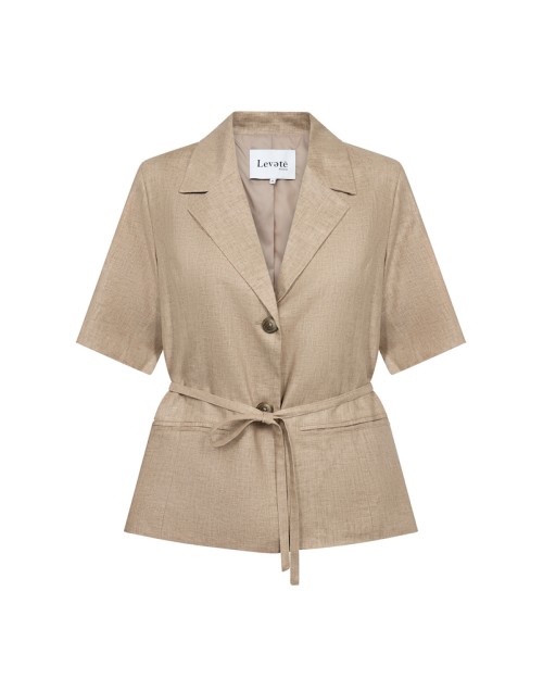 Leveté Room Riot 2 Jacket Beige Melange