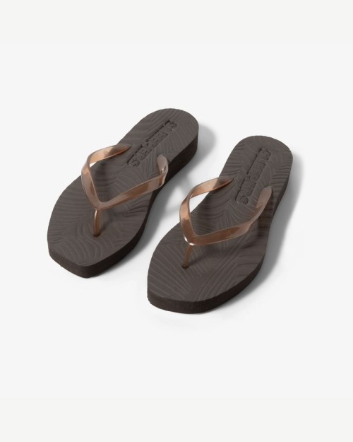 Sleepers Tapered Platform Transparent Brown