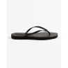 Pack shot af Sleepers Tapered Flip Flop Black på neutral baggrund