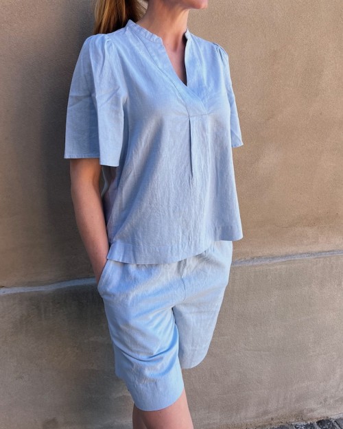 Leveté Room Naja 32 Blouse Light Blue