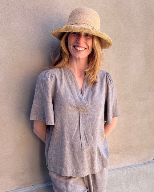 Bronté Kiki Wide Brim Hat Camel