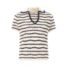 Pack shot af Vanessa Bruno Gillis Polo Ecru/Marine