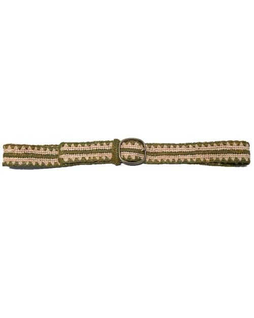 Gerard Darel Paloma Raffia Belt Khaki