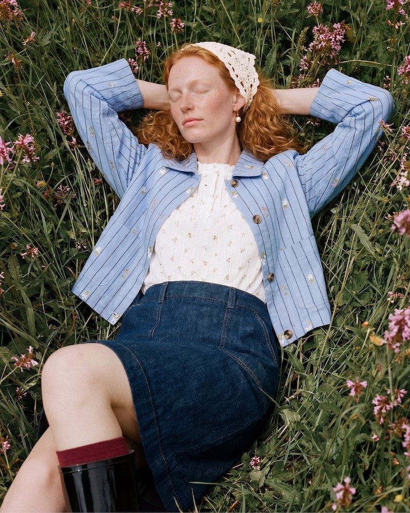 Model billede af Nué Notes Lucena Blouse Blooming Tapestry