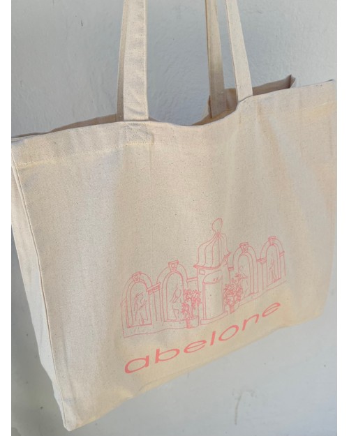 Abelone Canvas Net Coral Pink