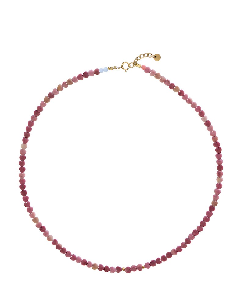 Pack shot af Stine A Pink Love Hearts Necklace