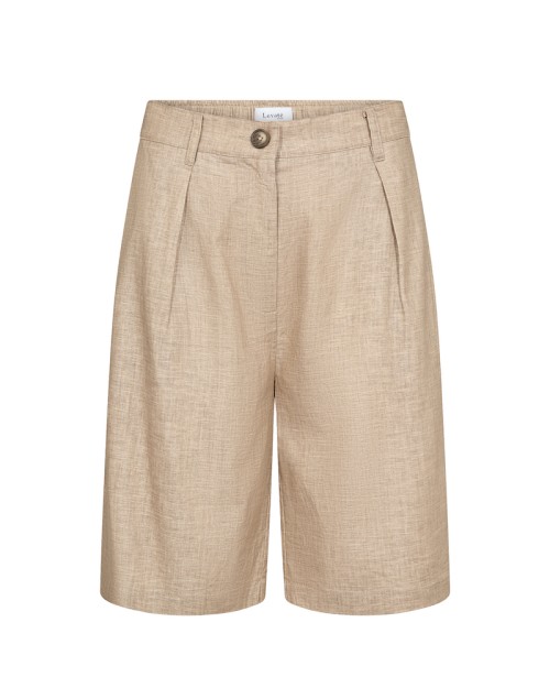 Pack shot af Leveté Room Riot 1 Shorts Beige Melange
