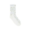 Pack shot af Plissé Copenhagen Delfi Sock White Hvid Strømpe