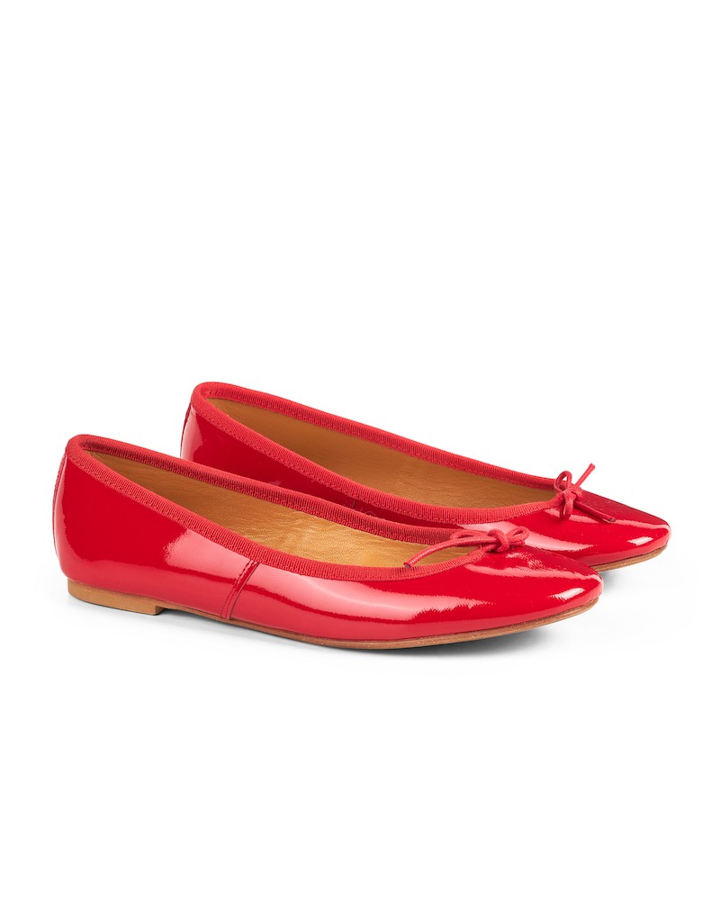 Lolo Ballerina Capri rosso rød ballerina sko