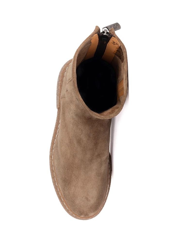 Bottines En Cuir Beige Alberto Fasciani - Taille 37 - Neuf Avec étiquettes