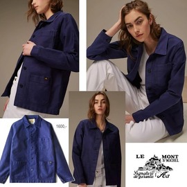 Back in Stock~ The original work jacket by Le Mont St. Michel since 1913- now in 8 colours. Made in 100% cotton moleskin fabric - wear it as a cool blazer or the perfect outerwear for spring #lemontstmichelclothing #workwear #moleskin #waterrepellent #abeloneshopping #instoreandonline